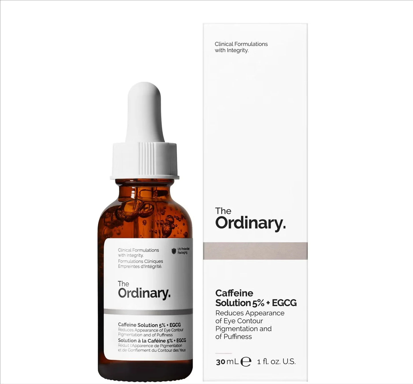 The Ordinary Caffeine Solution 5% + EGCG - Eye Serum for Dark Circles & Puffiness