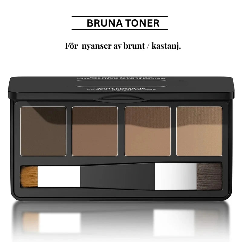 Waterproof Hairline & Root Concealer Powder Instant Gray Coverage Hair Shadow Powder Black Dark Brown Hair Root Touch Up Powder