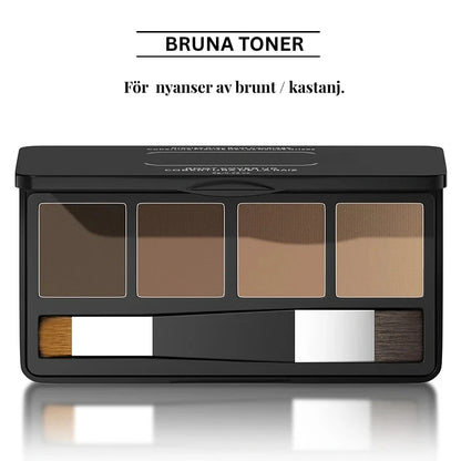 Waterproof Hairline & Root Concealer Powder Instant Gray Coverage Hair Shadow Powder Black Dark Brown Hair Root Touch Up Powder