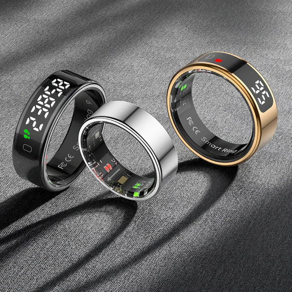 Minimalist fitness tracking ring for everyday wear