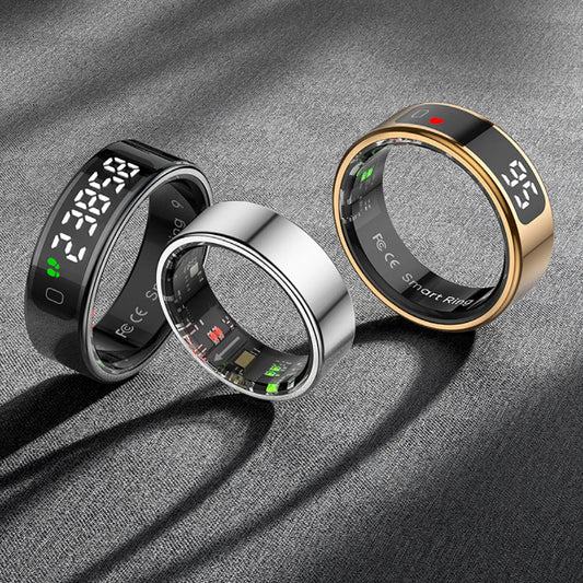 Minimalist fitness tracking ring for everyday wear