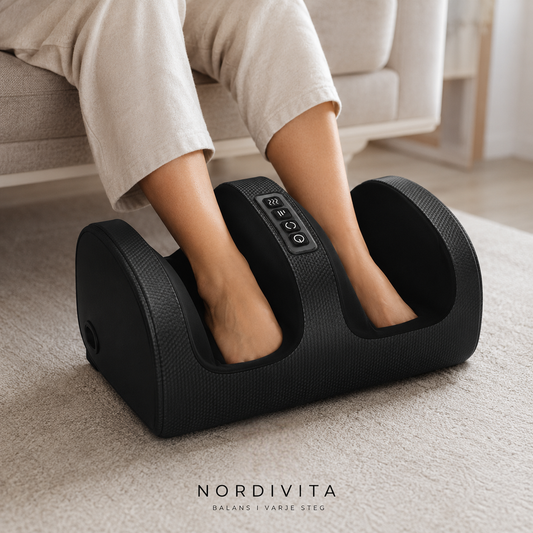 Nordivita Relief™ 3D Massagekudde för Fötter, Vader & Armar med Värme