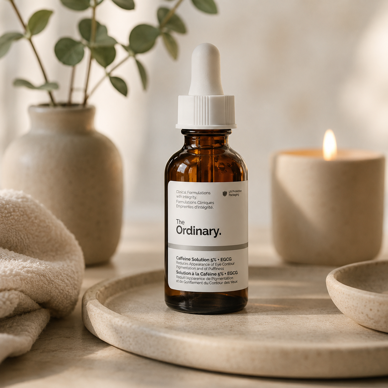 The Ordinary Caffeine Solution 5% + EGCG - Eye Serum for Dark Circles & Puffiness