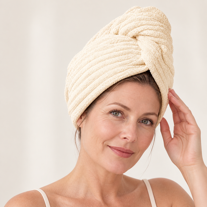 Nordivita Microfiber Hair Turban – 3-pack