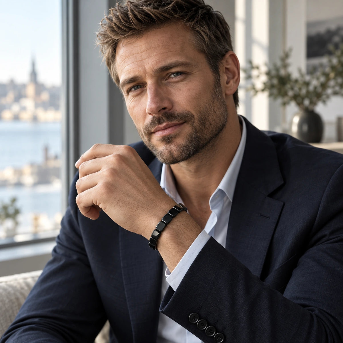 Hematitarmband – Stilren design med naturlig lyster